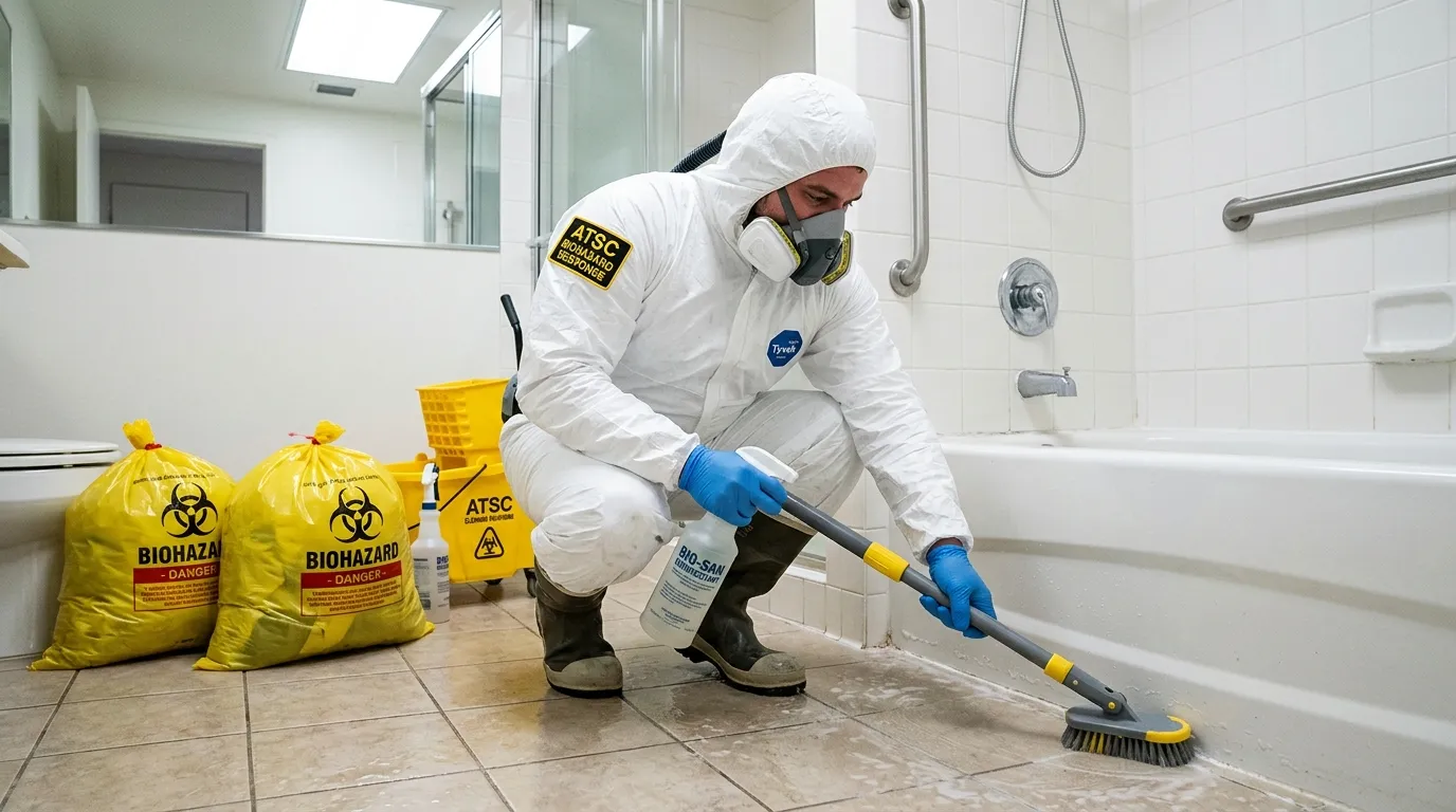 Decontamination equipment deployed for Blood Cleanup in Lutherville-Timonium